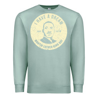 Seafoam martin luther day vintage Premium Sweatshirt - DesigneFamous