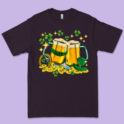 St. Patrick's Day Beer Premium Tee Designed By Howdyjamesfarm