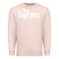 Pale Pink the sopranos Premium Sweatshirt - DesigneFamous