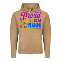 Vintage Camel Proud Autism Mom Vintage Hoodie - CowhideDigitalArt