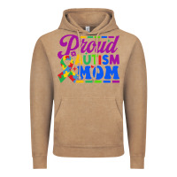 Vintage Coffee Proud Autism Mom Vintage Hoodie - CowhideDigitalArt