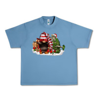 Pebble Blue christmas gnome and tree Urban Heavy Tee - FaDigitalArtStudio
