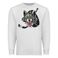 Oatmeal Heather chicago wolves Premium Sweatshirt - DesigneFamous