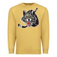 Antique Gold chicago wolves Premium Sweatshirt - DesigneFamous