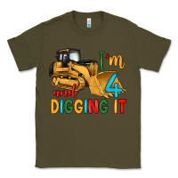 Army Green i'm 4 and digging it Classic Tee - Artiststas