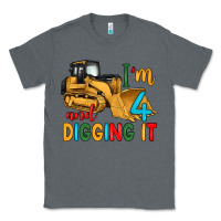 Charcoal Heather i'm 4 and digging it Classic Tee - Artiststas