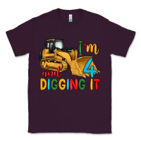 Plum i'm 4 and digging it Classic Tee - Artiststas