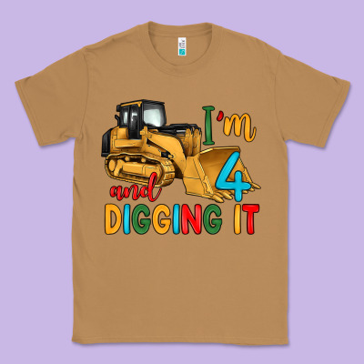 I'm 4 And Digging It Classic Tee Designed By Artiststas