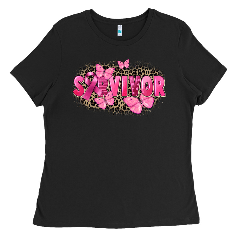 Survivor Breast Cancer Ladies Tee by FaDigitalArtStudio | Teevron