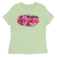 Matcha Survivor Breast Cancer Ladies Tee - FaDigitalArtStudio