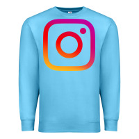 Ocean Blue instagram Premium Sweatshirt - DesigneFamous