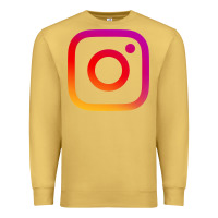Antique Gold instagram Premium Sweatshirt - DesigneFamous