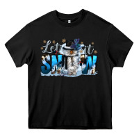 Black let it snow Heavy Core Tee - CowGirlArtShop