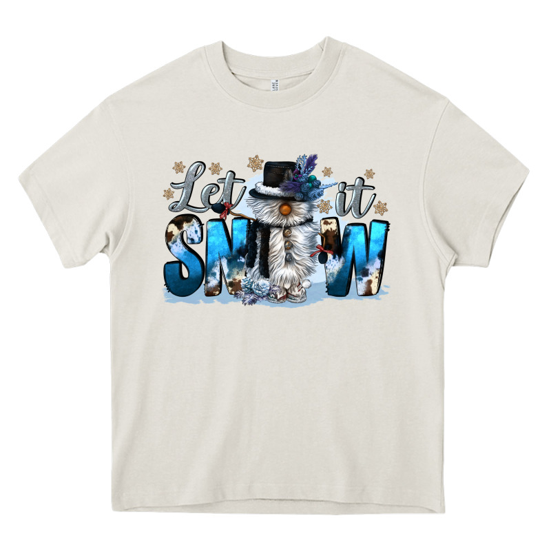 Let It Snow Heavy Core Tee by CowGirlArtShop | Teevron