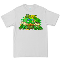 Dove Grey St. Patrick's Day gnomes Premium Tee - HowdyJamesFarm