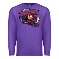 Purple us, buccaneers, des moines art Premium Sweatshirt - DesigneFamous