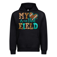 Black my heart is on that field american football Urban Hoodie - Jasminsmagicworld