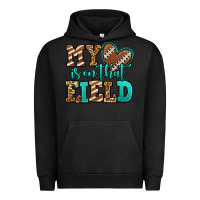 Pigment Black my heart is on that field american football Urban Hoodie - Jasminsmagicworld