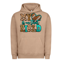 Pigment Burro my heart is on that field american football Urban Hoodie - Jasminsmagicworld