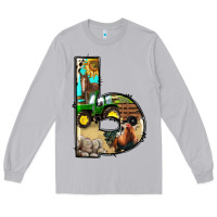 Moon Dust farm life alphabet lowercase letters b Long Sleeve Tee - BundleAndBundleShop