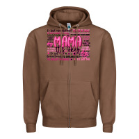 Chestnut mama its okay typography Zipper Hoodie - JahusDesignShop