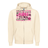 Sandshell mama its okay typography Zipper Hoodie - JahusDesignShop