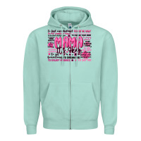 Seafoam mama its okay typography Zipper Hoodie - JahusDesignShop
