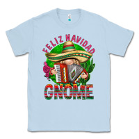 Dusty Blue Feliz Navidad gnome Mexico Classic Tee - HowdyJamesFarm