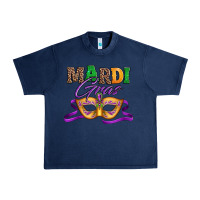 Navy happy mardi gras carnival mask Urban Heavy Tee - Jasminsmagicworld