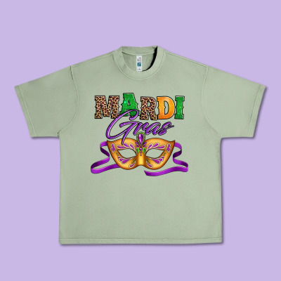 Happy Mardi Gras Carnival Mask Urban Heavy Tee Designed By Jasminsmagicworld