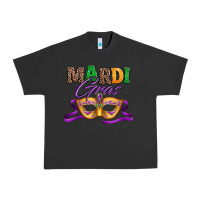 Pigment Black happy mardi gras carnival mask Urban Heavy Tee - Jasminsmagicworld