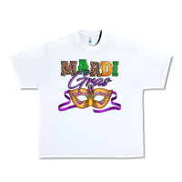White happy mardi gras carnival mask Urban Heavy Tee - Jasminsmagicworld