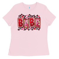 Bubblegum Pink Valentine's Day babe Ladies Tee - FaDigitalArtStudio