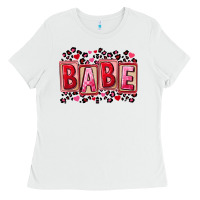 White Valentine's Day babe Ladies Tee - FaDigitalArtStudio