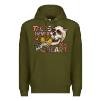 Army Green Tacos Never Broke My Heart Premium Hoodie - CowhideDigitalArt