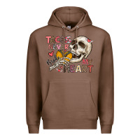 Chestnut Tacos Never Broke My Heart Premium Hoodie - CowhideDigitalArt