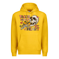 Lemon Tacos Never Broke My Heart Premium Hoodie - CowhideDigitalArt