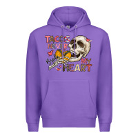 Purple Tacos Never Broke My Heart Premium Hoodie - CowhideDigitalArt