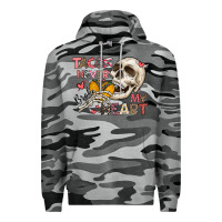 Slate Camo Tacos Never Broke My Heart Premium Hoodie - CowhideDigitalArt