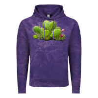 Cloud Purple Desert Prickly Pear Cactus Vintage Hoodie - LillyAllenDesigns
