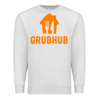 Oatmeal Heather Grubhub t-shirt Premium Sweatshirt - DesigneFamous