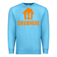 Ocean Blue Grubhub t-shirt Premium Sweatshirt - DesigneFamous