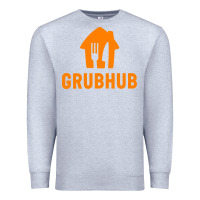 Heather Grey Grubhub t-shirt Premium Sweatshirt - DesigneFamous