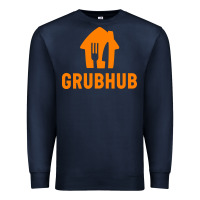 Navy Grubhub t-shirt Premium Sweatshirt - DesigneFamous