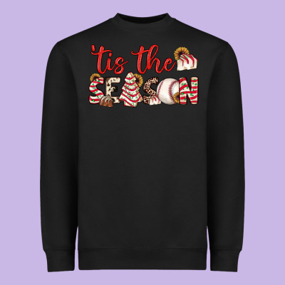 Tis The Season Baseball Little Debbie Tree Cakes Heavyweight Sweatshirt Designed By Jahusdesignshop