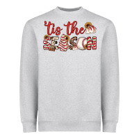 Heather Grey tis the season baseball little debbie tree cakes Heavyweight Sweatshirt - JahusDesignShop