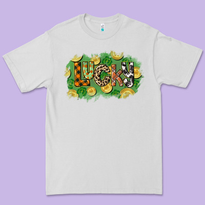 Western Lucky St. Patrick's Day Premium Tee Designed By Cowgirlartshop