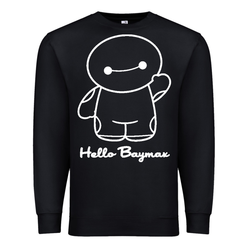 Hello Baymax Premium Sweatshirt by DesigneFamous | Teevron