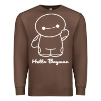 Chestnut hello baymax Premium Sweatshirt - DesigneFamous