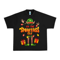 Black im the smartass elf Urban Heavy Tee - FaDigitalArtStudio